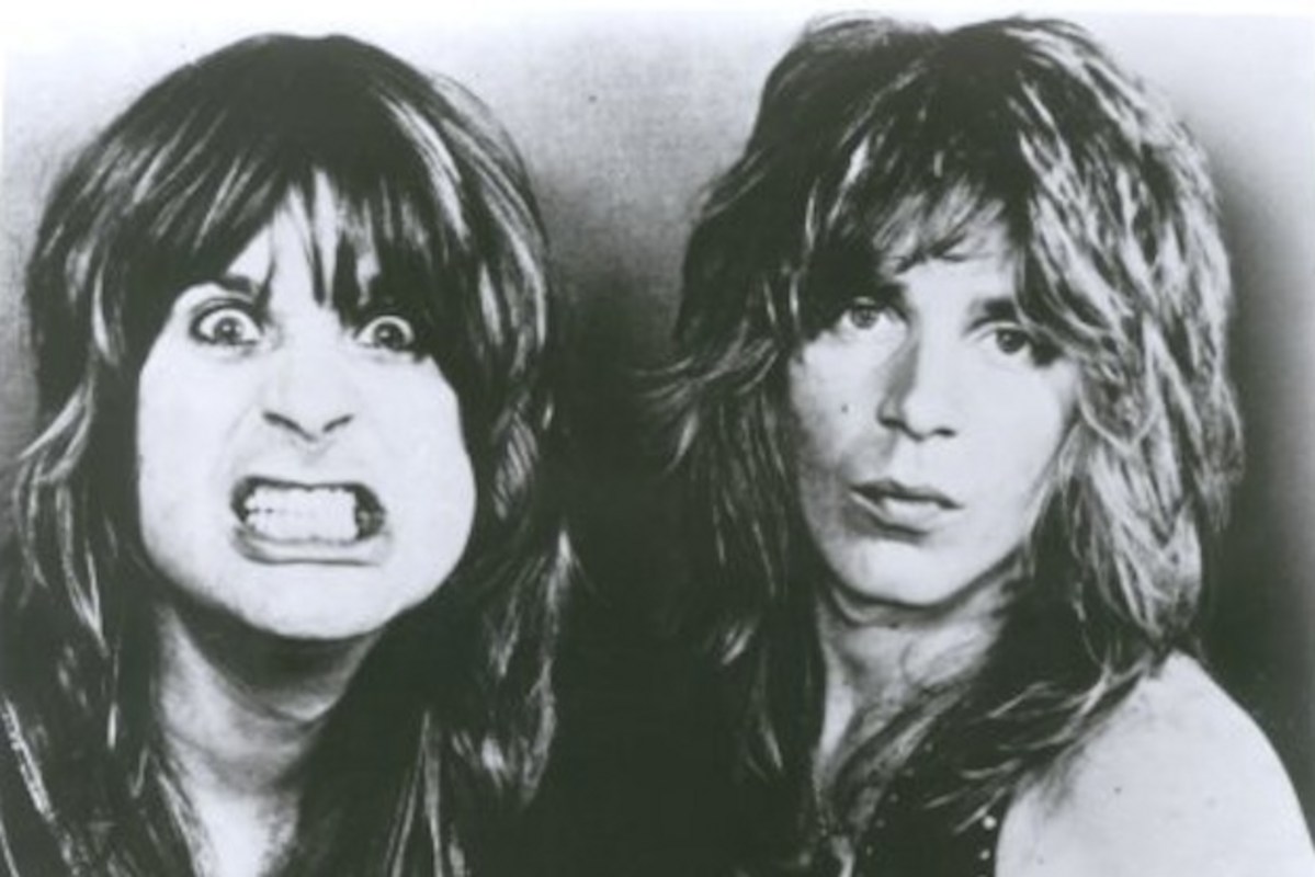 Ozzy Osbourne And Guitarist Randy Rhoads